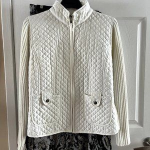 Ivory quilted, Effeci, dressy jacket